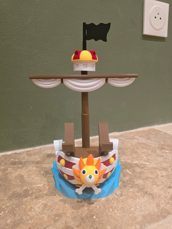 Support manette bateau Thousand Sunny (One Piece)