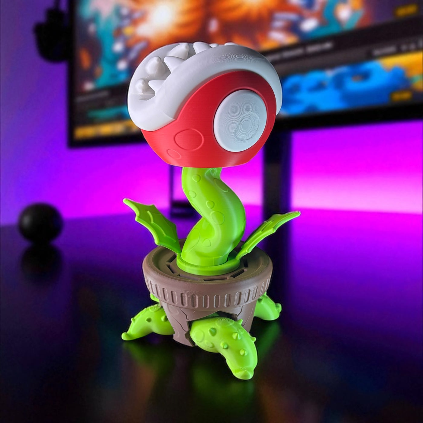 Support Manette & Smartphone – Plante Piranha Mario